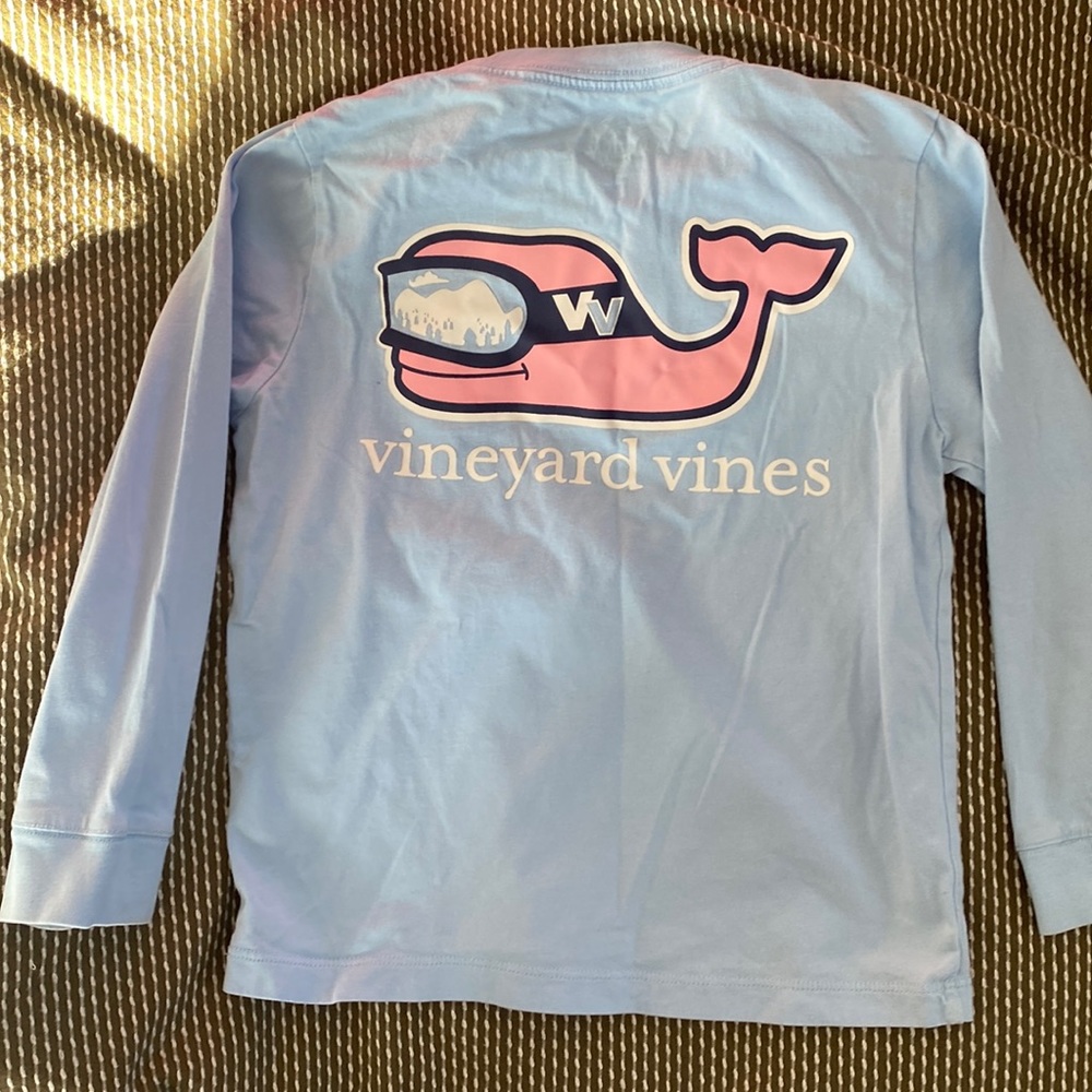 Vineyard Vines 4T light blue long sleeve